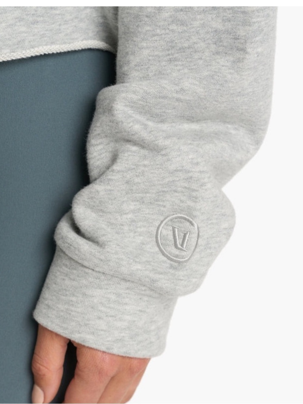Vuori Sedona Polo Light Gray Pullover Sweatshirt Medium - Picture 7 of 13